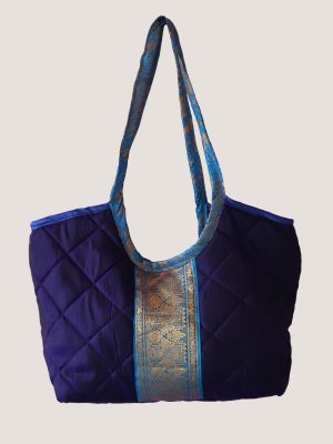 Blue Silk Bag